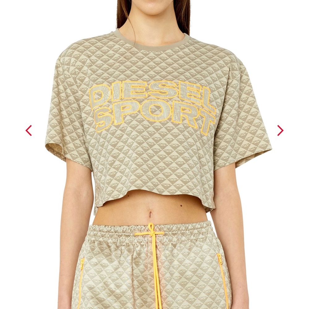 Diesel Awtee-Mimi cropped shirt